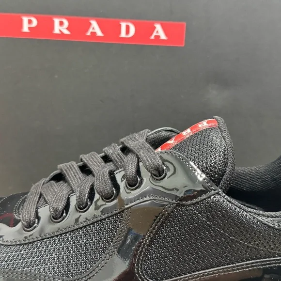 Prada America's Cup biker fabric sneakers